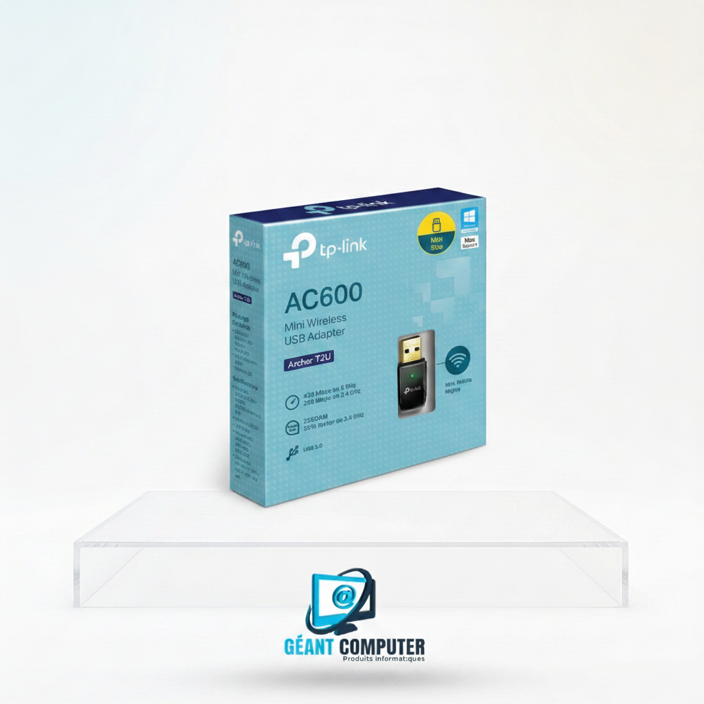 DONGLE WIFI TP-LINK  bi-bande AC600 – Archer T2U (IA)