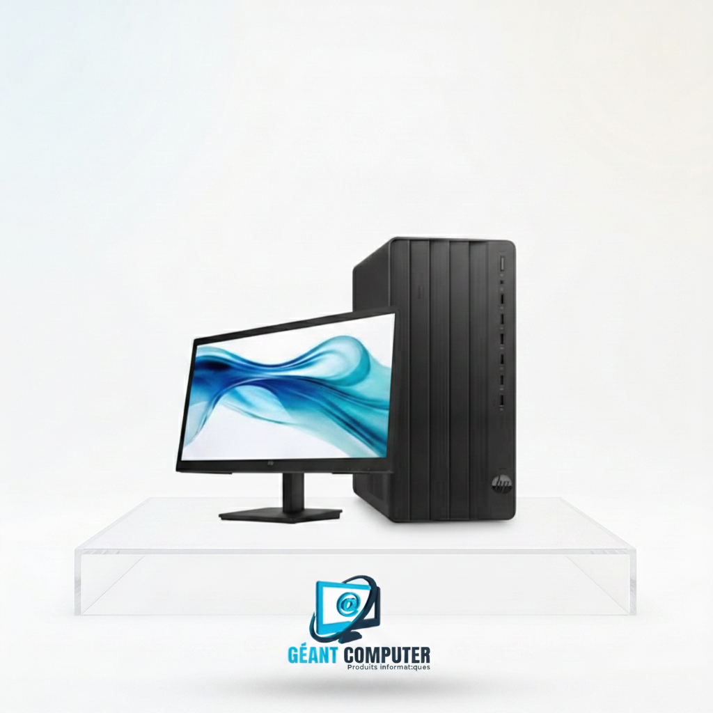 PC Bureau i5 HP 290 G9 13500 Tour + Écran HP P22V G5 8Go/512Go SSD +Lecteur CD + Wifi  (A55A1ET)