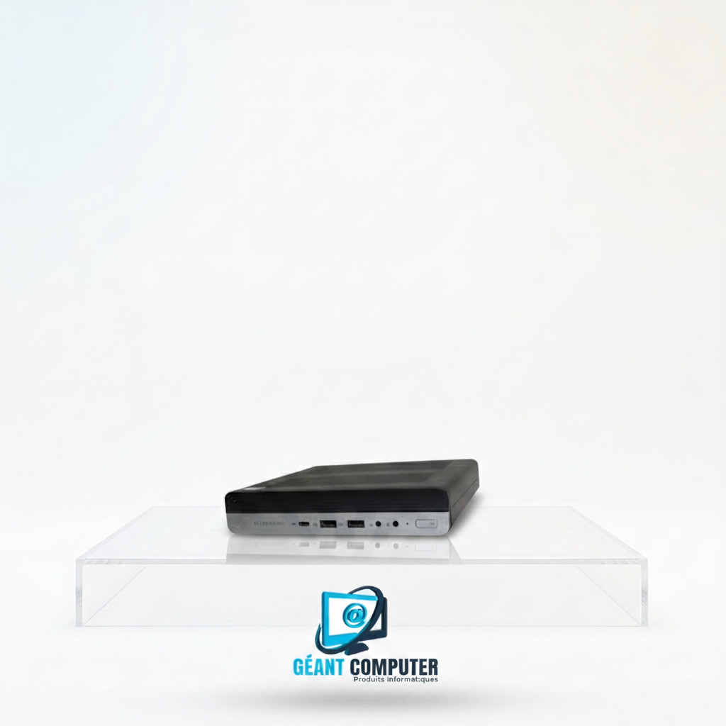 Uinite Centrale Occasion I5 HP 9EM MINI EliteDesk 800 G5 8Go 256ssd (IA)