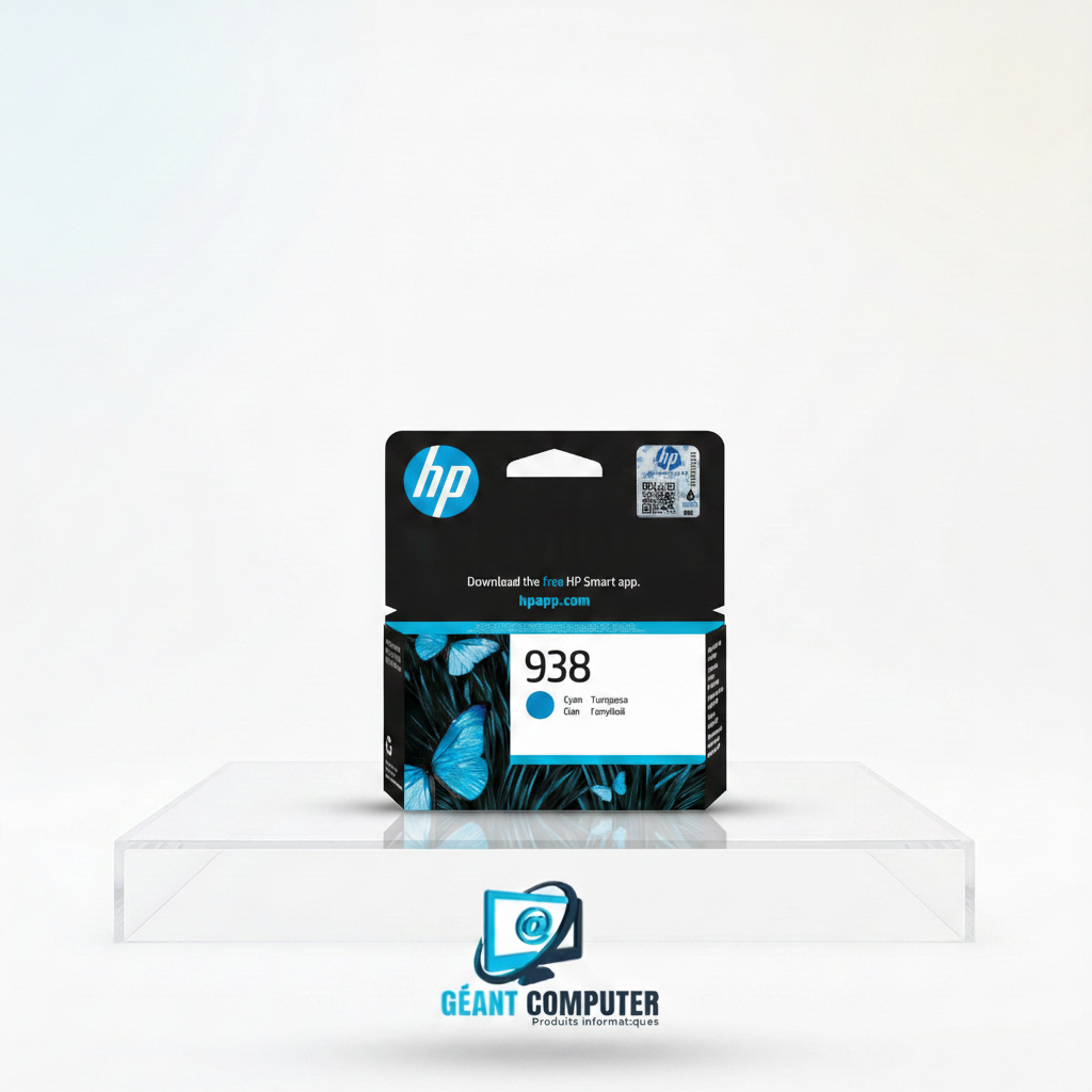 CARTOUCHE HP 938 Cyan Original Ink Cartridge 4S6X5PE (IA)