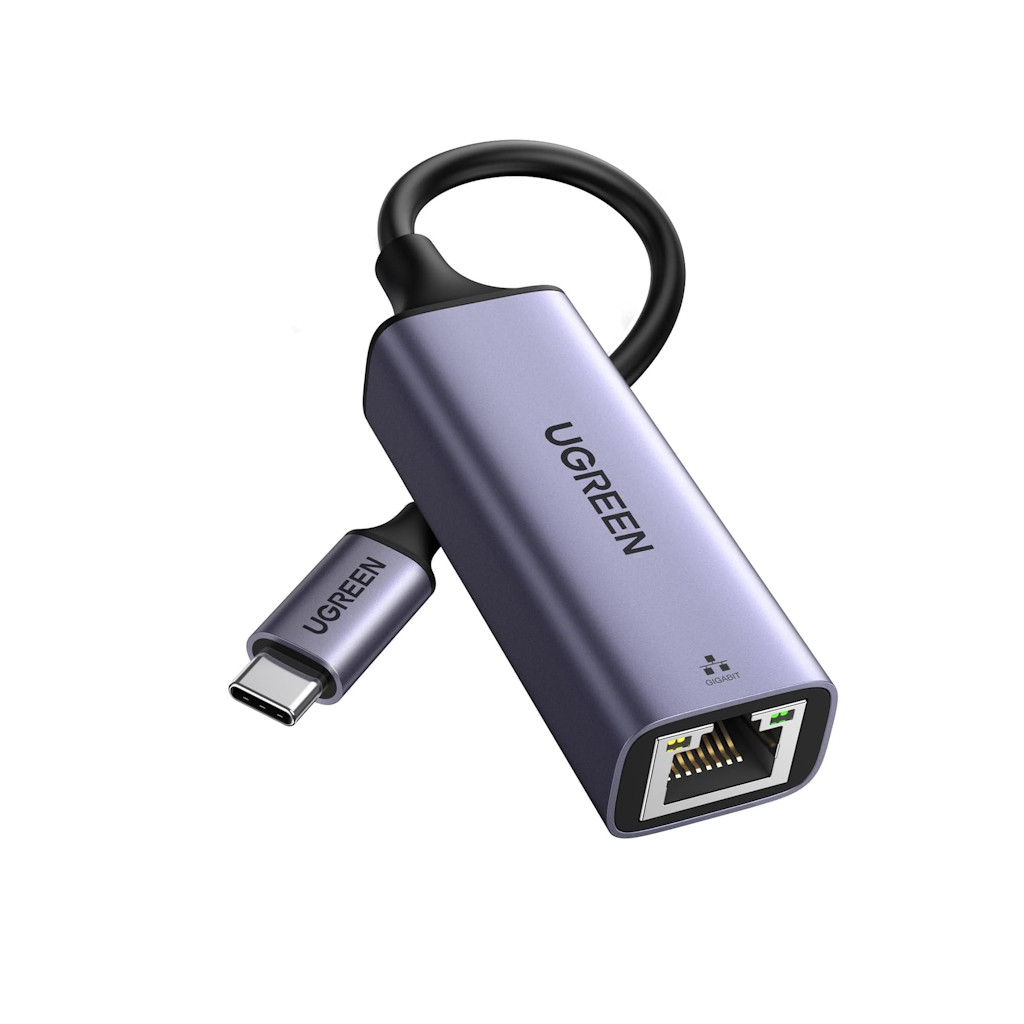 Adaptateur Ugreen USB-C to RJ45 Gris Aluminium 50737