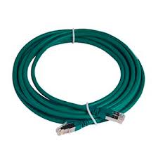 CORDON RESEAU 5M VERT CAT6