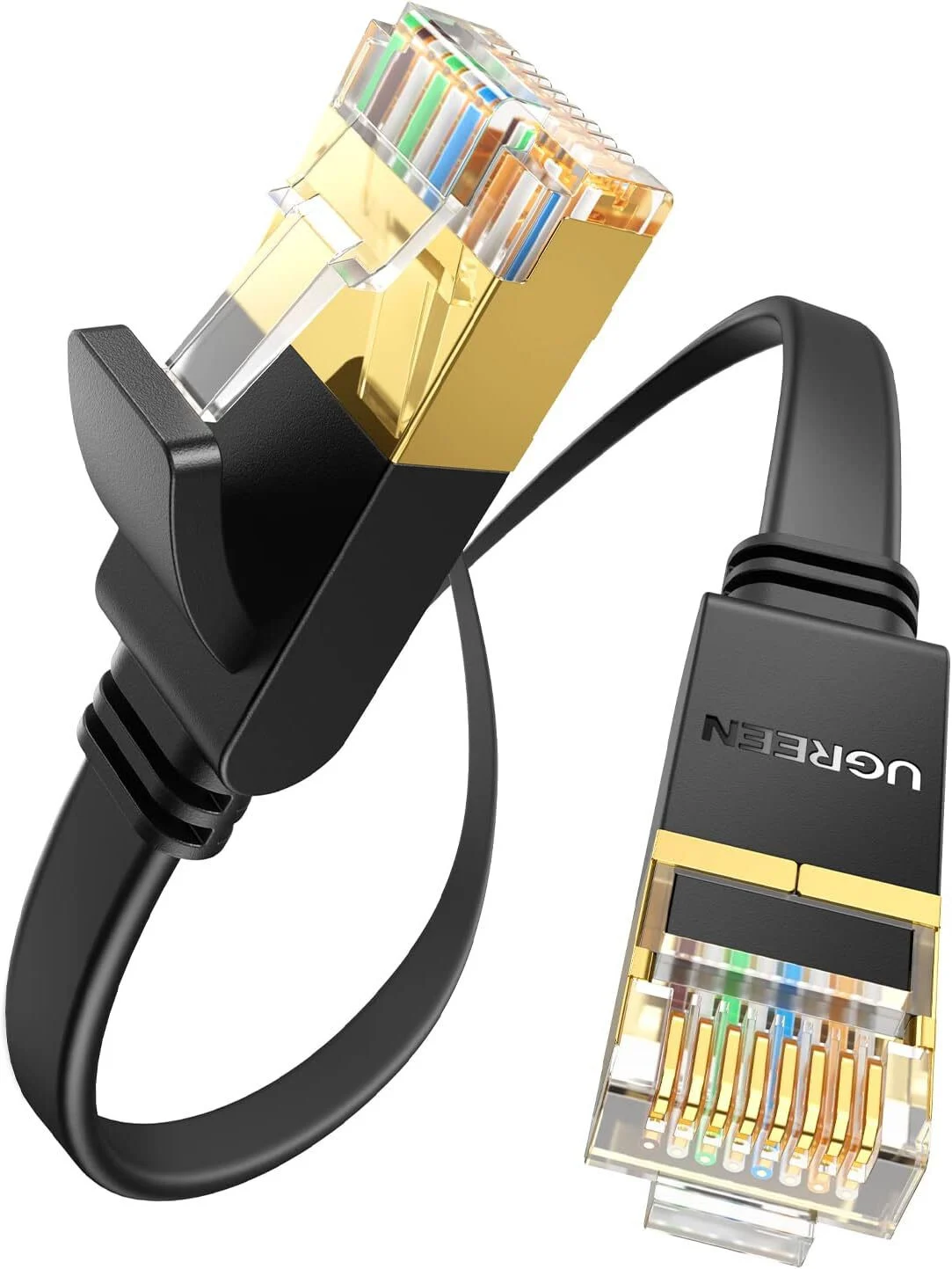 Cordon Reseau Ugreen 1M CAT 7 Noir U/FTP 11260