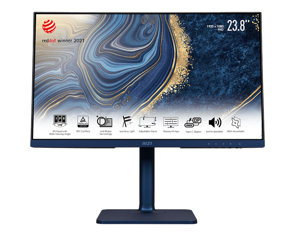 Ecran Msi 23.8" Modern MD241P IPS Full HD Type C - Hdmi - 