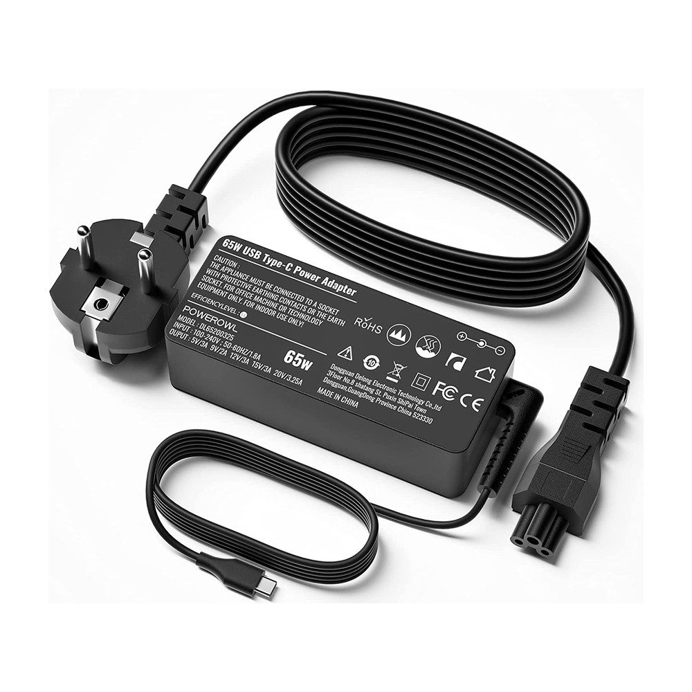 Chargeur HP USB C 65W 19V 3.33A Normal