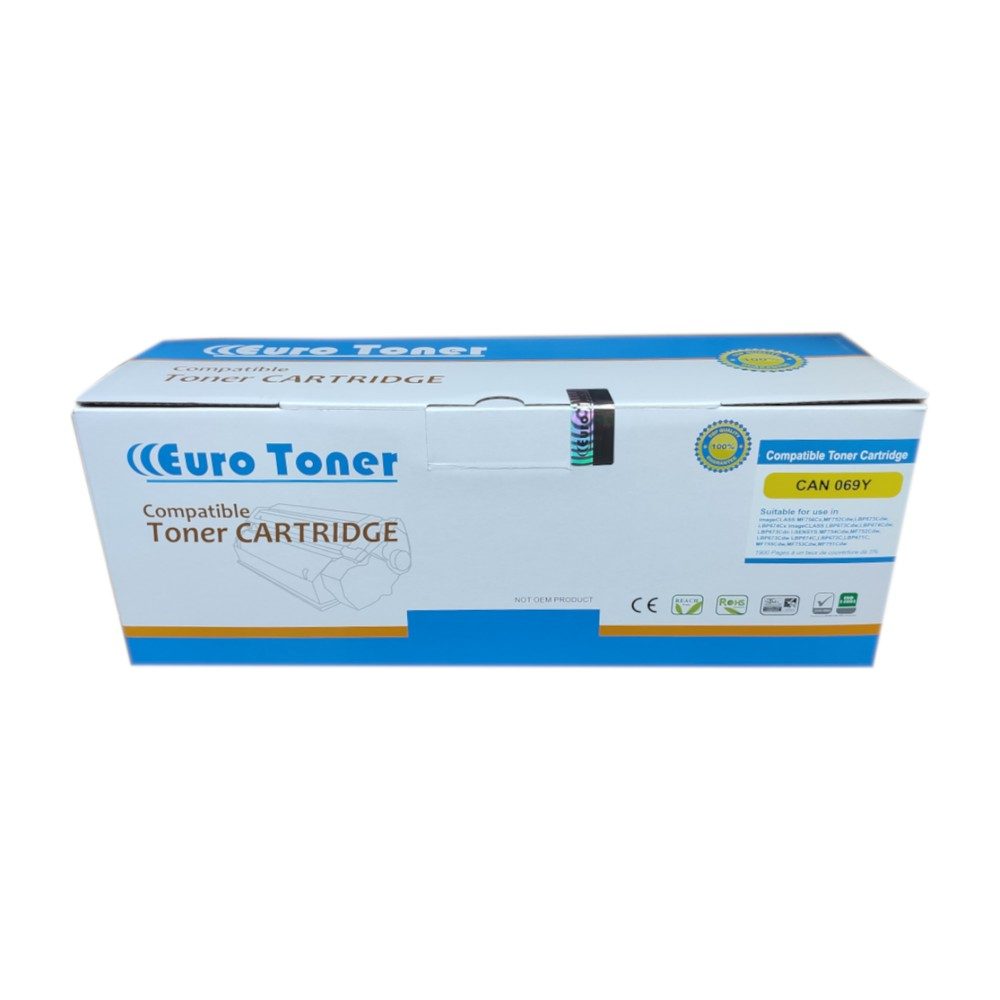 Toner Canon 069 Yellow Adaptable Eurotoner