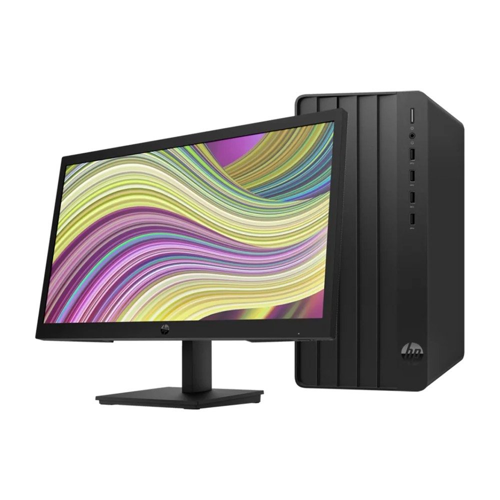 PC Bureau i5 HP 290 G9 14500 Tour + Écran HP 22" P322pv 8Go/512Go SSD (D18F5ES)