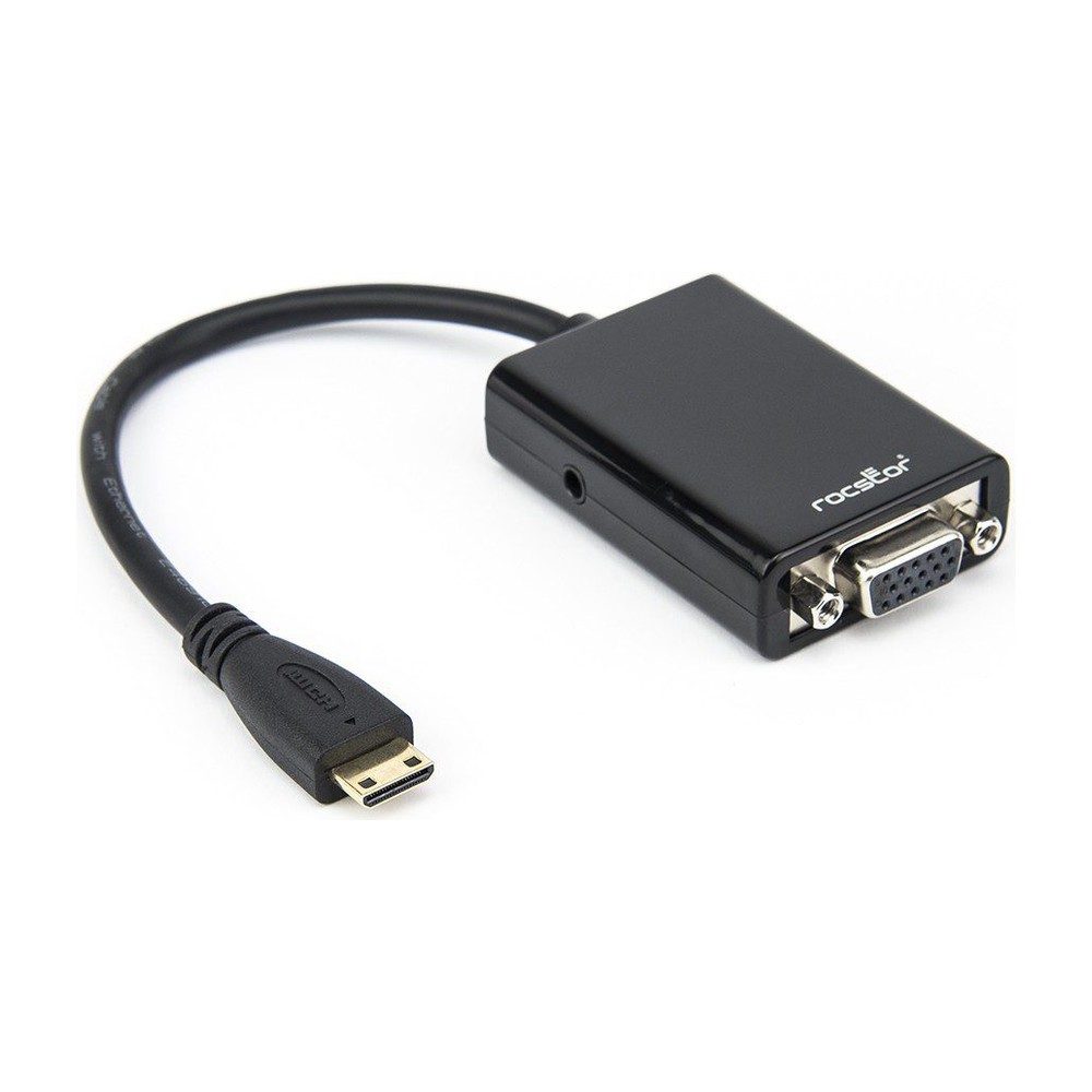 Adaptateur Mini Hdmi To Vga + Audio