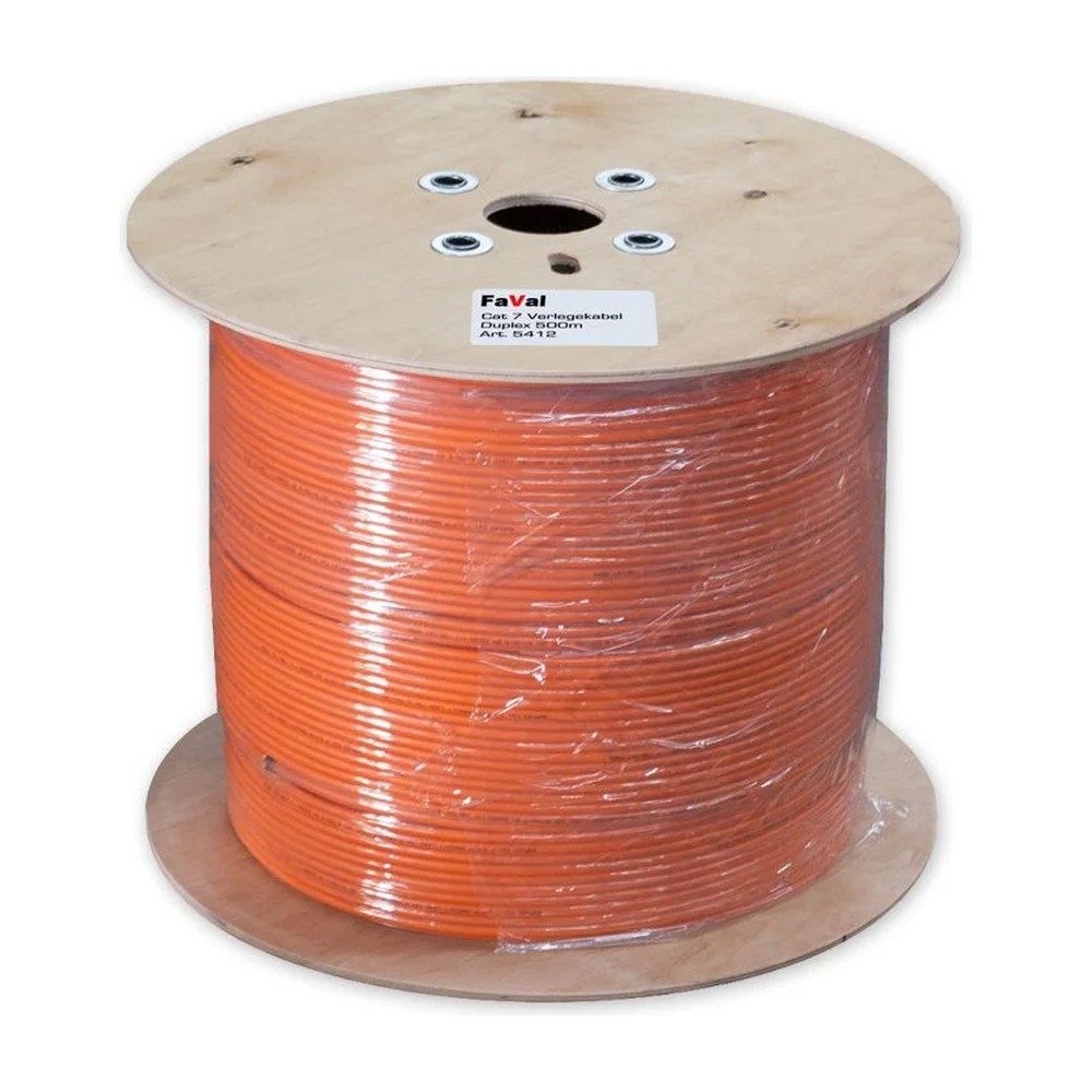 Cable Reseau CAT7 Nexans Couleur Orange