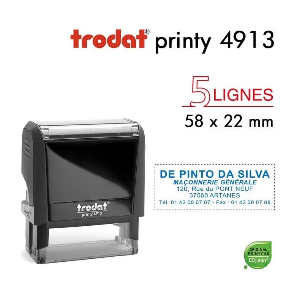 CACHET TRODAT N° 13