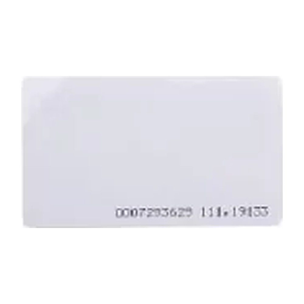 CARTE BADGE BLANCHE SANS PUCE