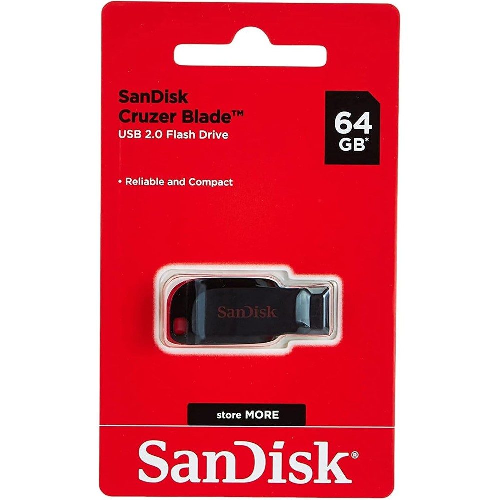 Cle Usb 64Go Sandisk 2.0 Plastique — photo 2