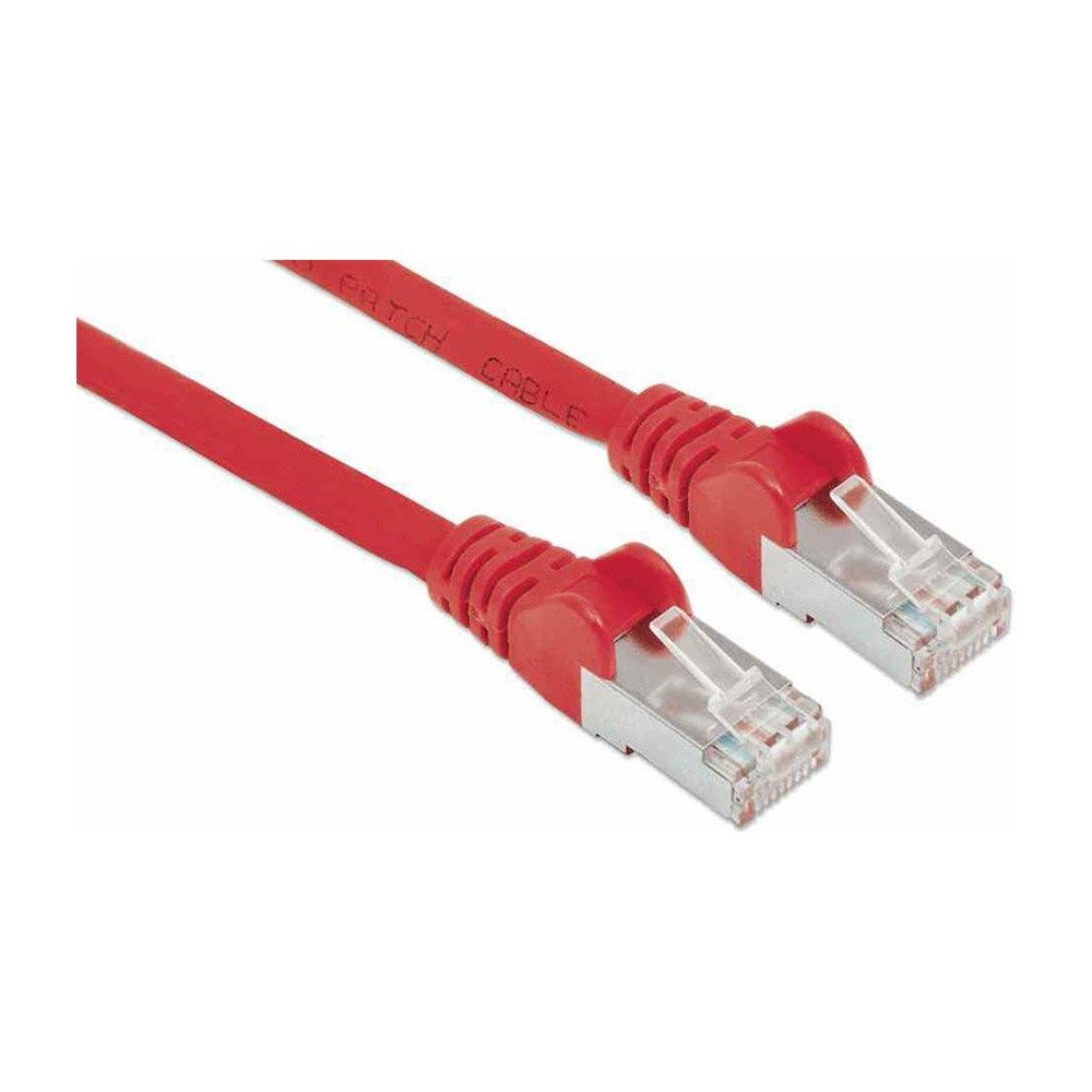 CORDON RESEAU 0.5M ROUGE UTP CAT6