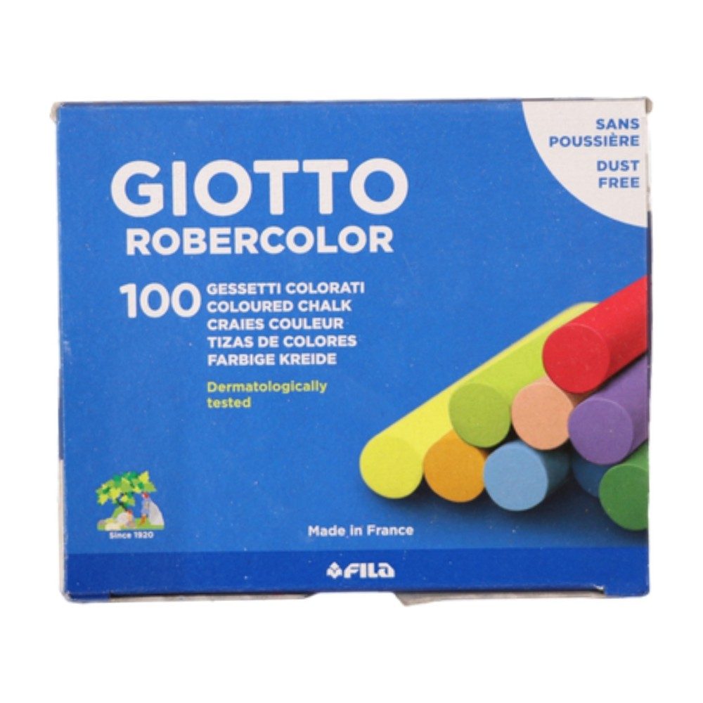 Boite 100 bâtonnets de craie - couleur — photo 2