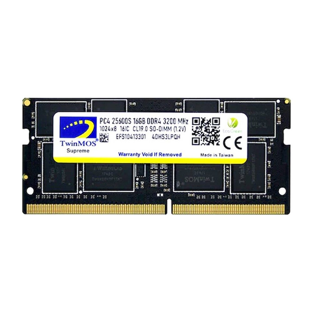Barette Memoire TwinMos DDR4 16Go 2666 Pc Portable  