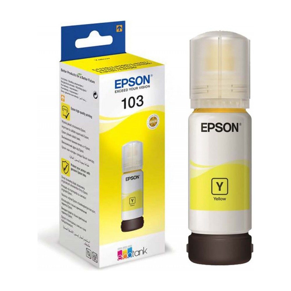 Bouteille Epson 103 Yellow Original