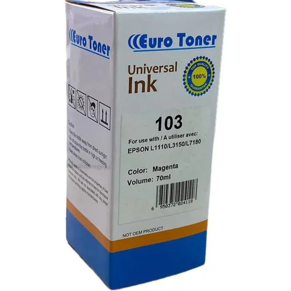 Bouteille Epson 103 Magenta Eurotoner