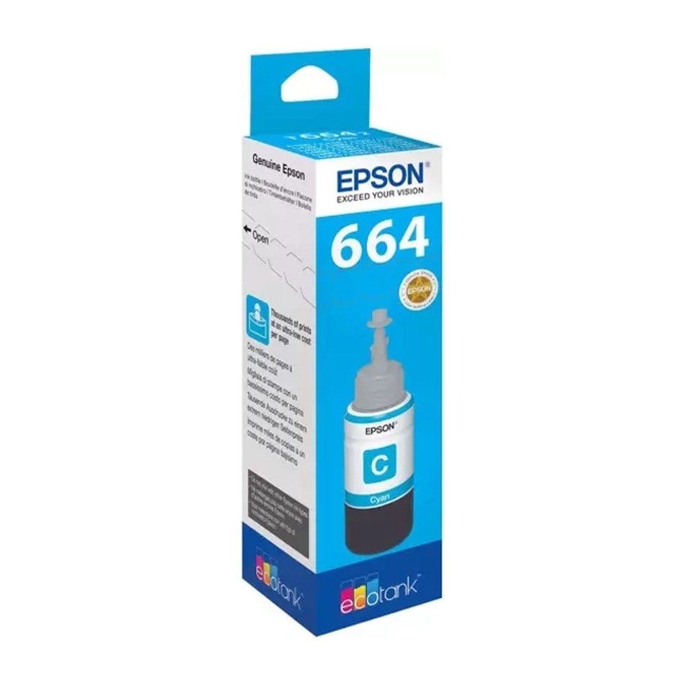 Bouteille Epson 664 Cyan Original