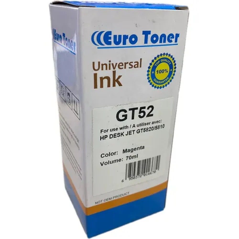 Bouteille HP GT52 Magenta Eurotoner