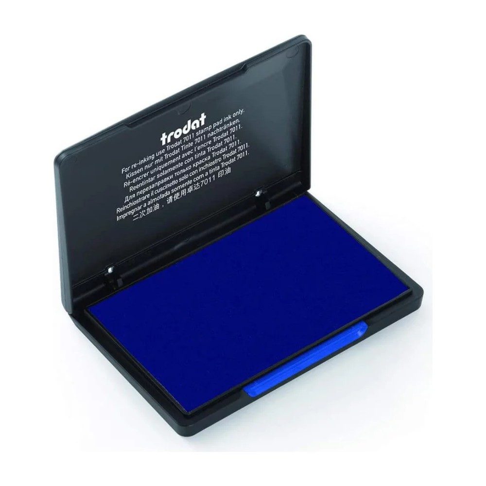 ENCREUR A TOMPON POUR CACHET BLEU
