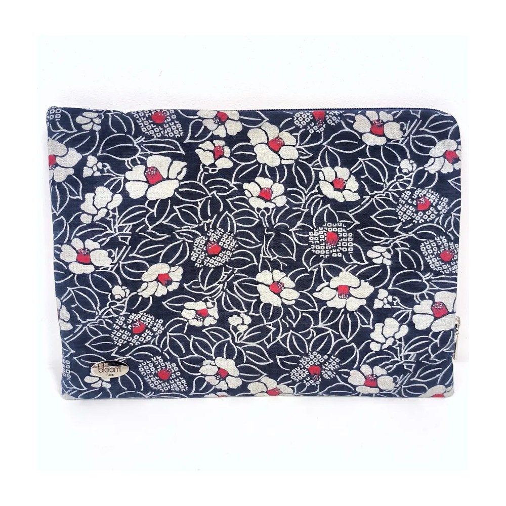 HOUSSE PC PORTABLE TISSU 14" BLEU