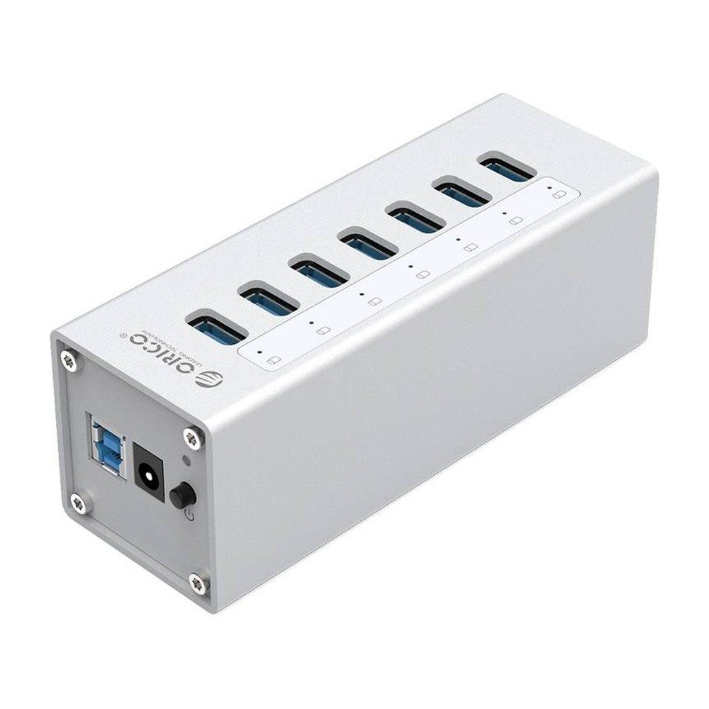 HUB USB 7 PORTS 2.0 ALIMINUIM