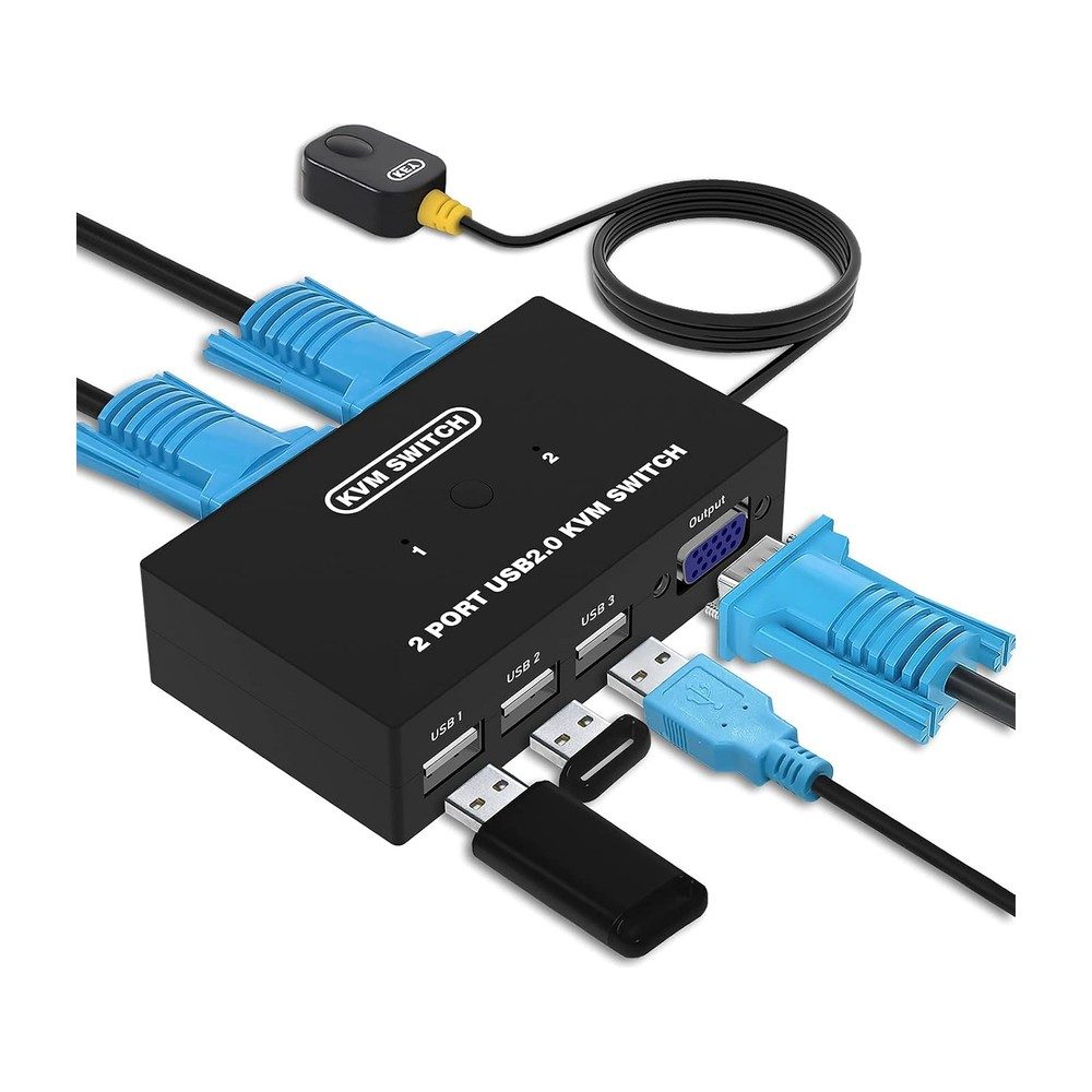 Switch KVM VGA 2 PORTS