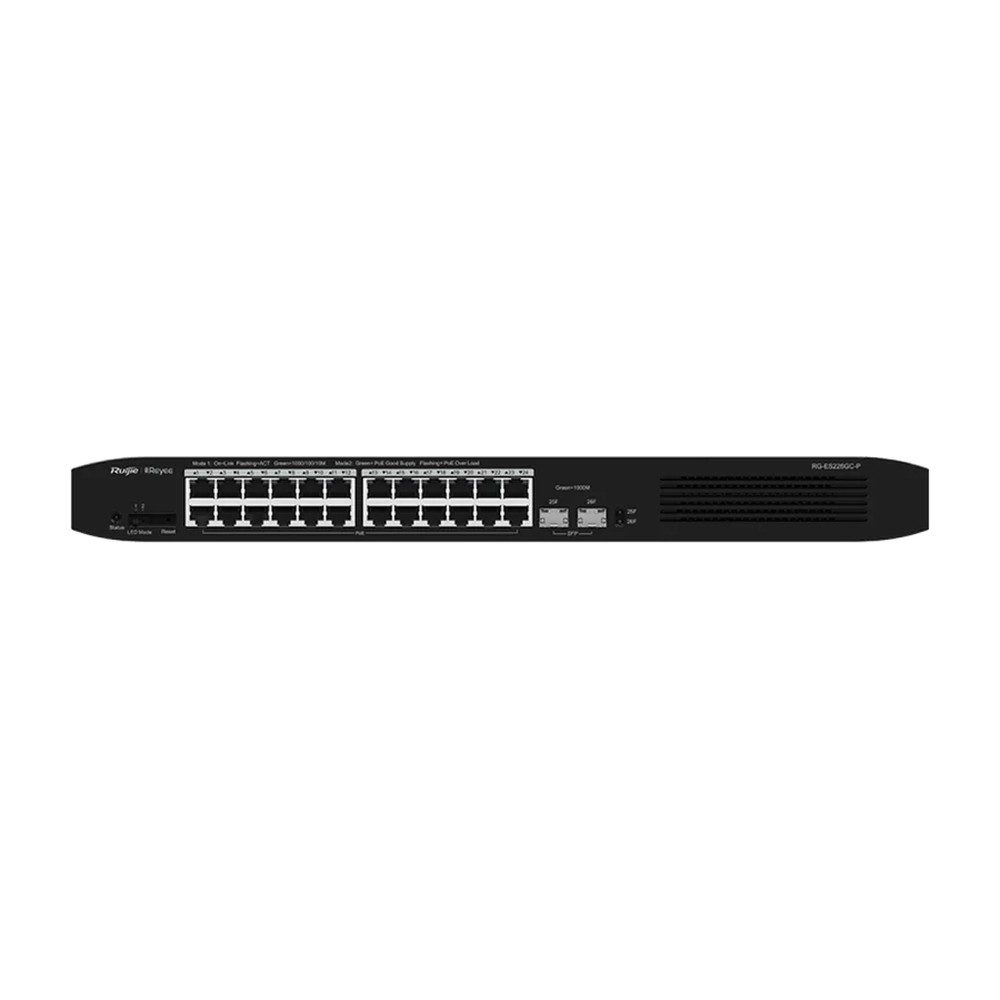 Switch Ruijie 26 Ports PoE Gigabit Smart Cloud RG-ES226GC-P
