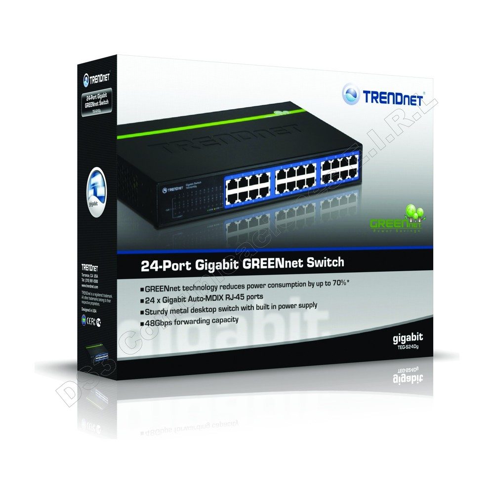 Switch Trendnet 24 Ports Gigabit TDTEGS24G — photo 2
