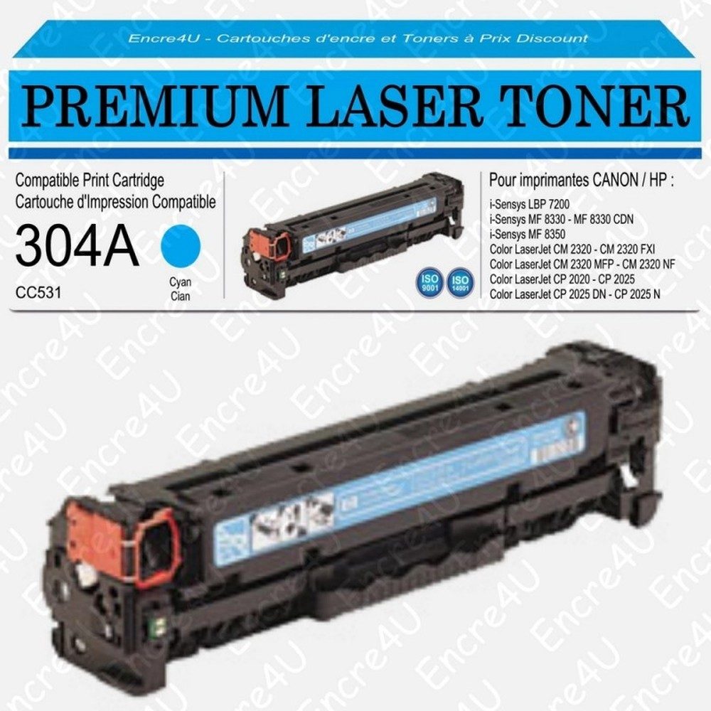 Toner HP/Canon CC531/CE411/CF381 Black Adaptable Universel Diamond