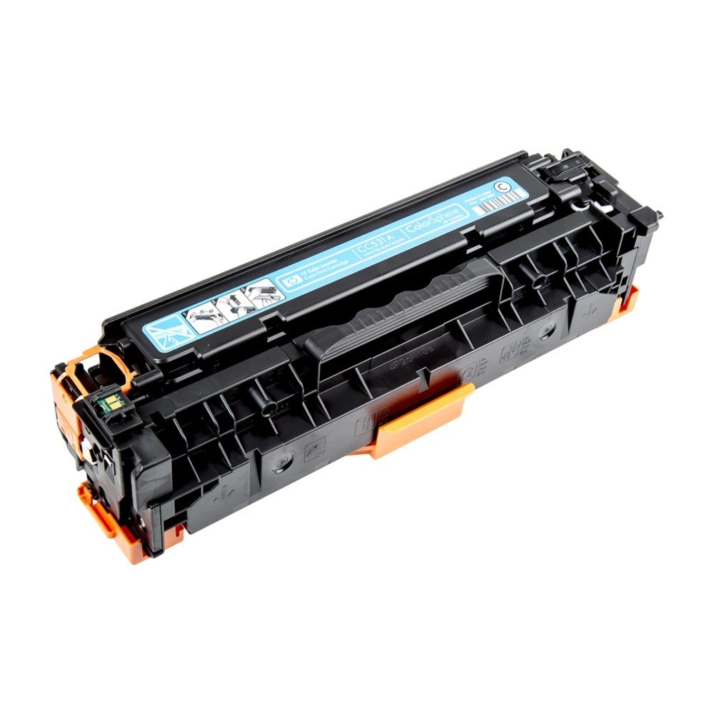 Toner HP/Canon CC531/CE411/CF381 Cyan Adaptable Universel Eurotoner