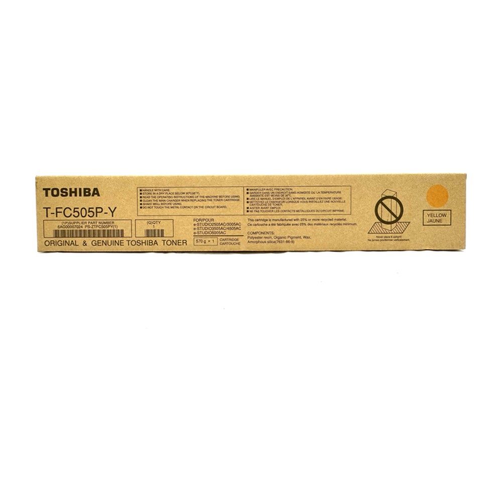 Toner Toshiba TFC505E Yellow 4505AC/5005AC/2505ACSTUDIO /3005AC Original