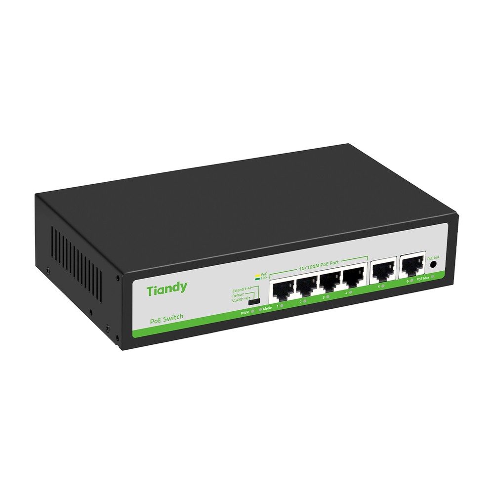 Switch Tiandy PoE TC-P3S06 Spec:F/0420/AT/55 — photo 2