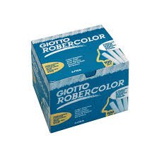 Boite 100 bâtonnets de craie - Blanche