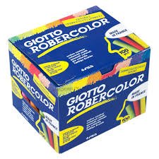 Boite 100 bâtonnets de craie - couleur
