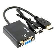 CABLE MINI HDMI TO VGA + AUDIO