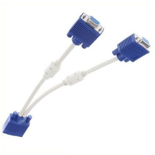 CABLE VGA DOUBLE SORTIES