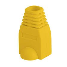 CACHE TETE RJ45 JAUNE