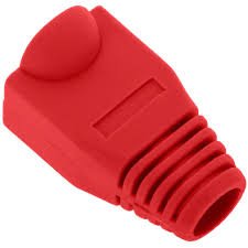 CACHE TETE RJ45 ROUGE