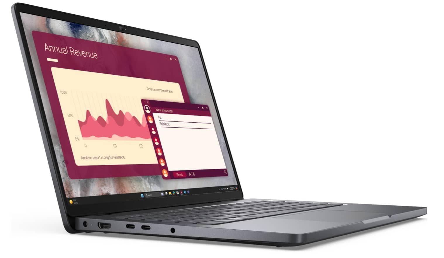 PC Portable Ultra 7 Dell Pro 14 265U 14" 16Go 512Go SSD PC14250