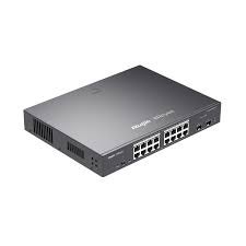 SWITCH 18 Ports + 2 Ports Gigabit SFP PoE RG-ES218GC-P Smart Cloud