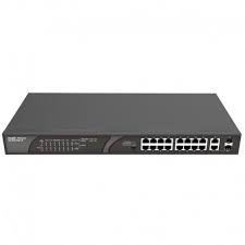 Switch 18 Ports Gigabite Ruijie RG-ES118S-LP 16 Ports RJ45 10/100 Mbps + 2 Uplink Gigabit