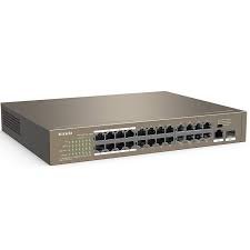 Switch Tenda 24 Ports PoE TEF1126P-24-250W