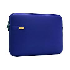 HOUSSE PC PORTABLE TISSU 14" BLEU