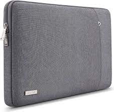 HOUSSE PC PORTABLE TISSU 15.6" GRIS FONCE