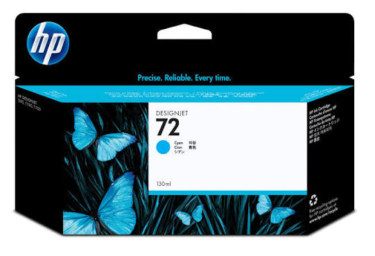 HP 72 130-ml Cyan DesignJet In