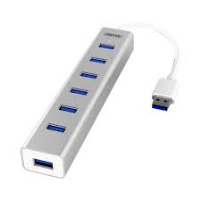 HUB USB 7 PORTS 2.0 ALIMINUIM