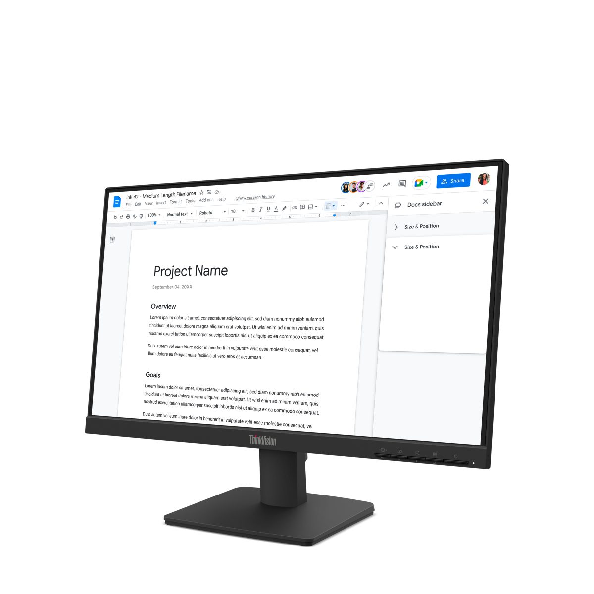 Ecran Lenovo 22" S22-4e Full HD Vga - Hdmi (64CBKAT6EU) — photo 3