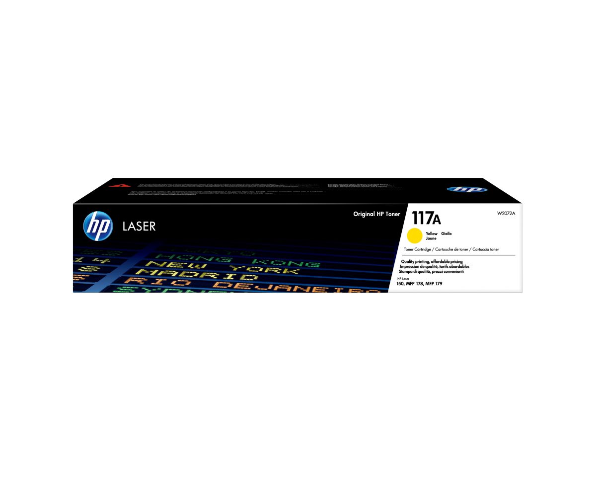 Toner HP 117A Yellow W2072A Original