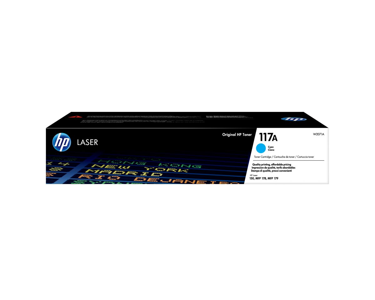Toner HP 117A W2071A Cyan Adaptable Eurotoner